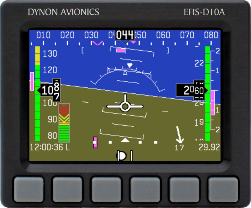 Dynon Avionics EFIS-D10A Primary Flight Display